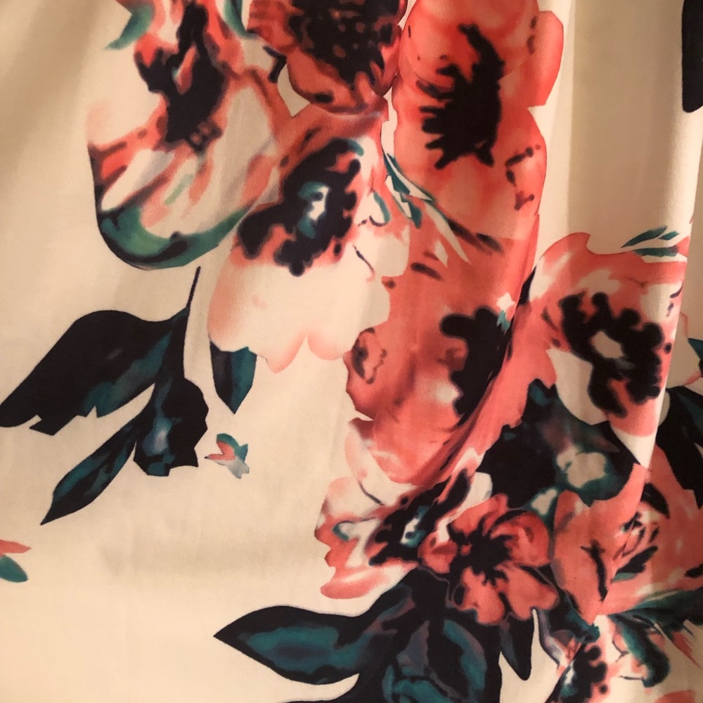 Floral print maxi dress